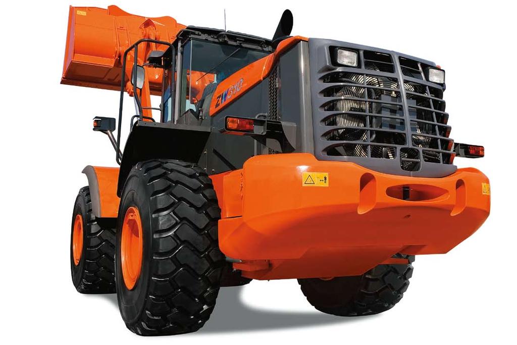 ZW series WHEEL LOADER Model Code: ZW 310 Operating Weight: 22 700 kg - 23 700
