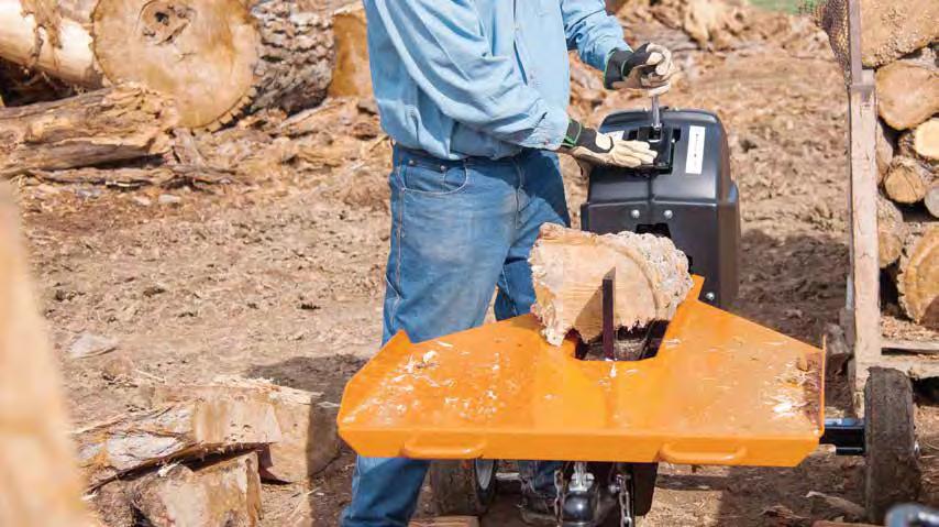 WB COMMERCIAL KINETIC LOG SPLITTER Kinetic technology isn t new, but it s the wave of the future in fast, clean log splitting.