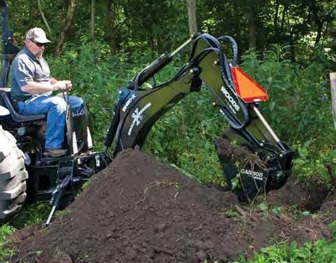 GB BH80-X BACKHOE GROUNDBREAKER Ideal for hard-to-reach commercial or residential digging and clean up.