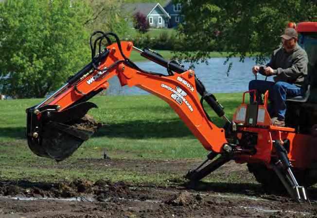 BH90-X BACKHOE GROUNDBREAKER GB The BH90 - X has been designed to endure the most rigorous commercial operation and provide years of worry - free service.