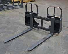 We offer pallet forks from 2000 lb. capacity to 6000 lb.