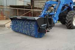 available 14 pin OEM connector available The Severe Duty hydraulic angle broom is a brutal attachment for the serious
