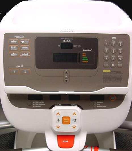 Procedure 2.1 - Accessing the Hardware Validation Program The treadmill's diagnostic program consists of the following modes: Display Test Keyboard Test Heart Rate Test Machine Test Procedure 1.