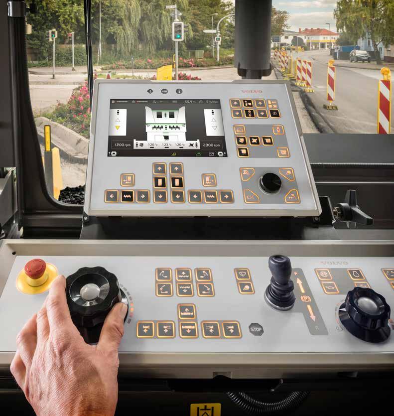 Electronic Paver Management 3 The new highly advanced, third generation Electronic Paver Management 3 (EPM 3) control system provides the operator with total paver control.