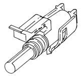 NEW ITEMS FOR GENERAL MOTORS PRODUCTS 31 99-8714 Replaces: 12010996 CONNECTOR-WEATHERPACK 1 WAY SHROUD (connector & seal) Mates w/99-8715 Tower 99-8570 KIT 99-8716 Replaces: 12010973