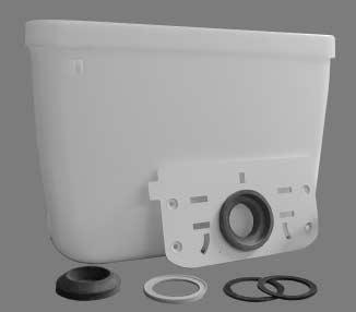B-10 5/2/02 6:55 PM Page 1 REPLACEMENT TOILET TANK UNIVERSAL FIT - HIGH IMPACT PLASTIC just as EASY as a new tank!