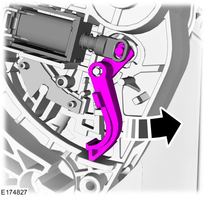 Replace the gearshift lever housing cover, apply the brake pedal, switch the ignition on and release the parking brake.