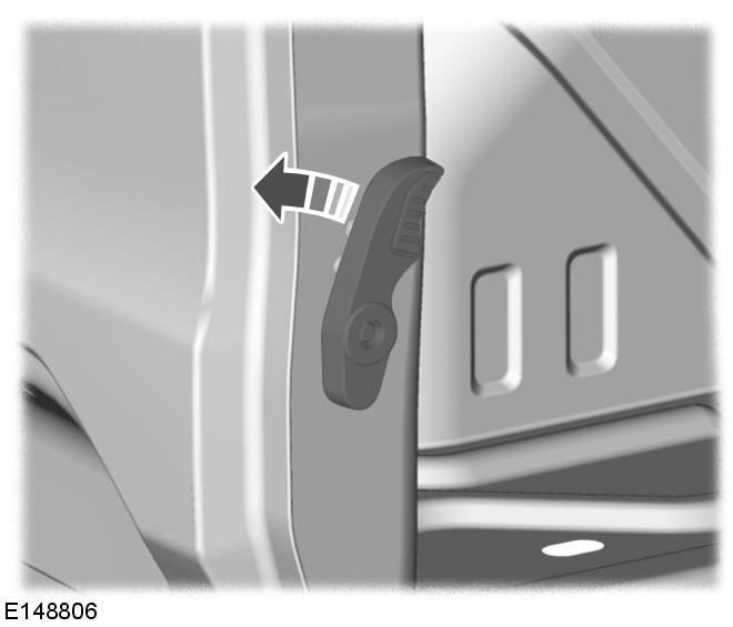If the central locking function fails to operate, the doors can be individually locked
