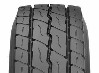 Excellent traction and braking High mileage, even wear pattern Improved on/off road braking Excellent self cleaning Enhanced traction on unpaved surfaces Improved traction on mud Excellent durability