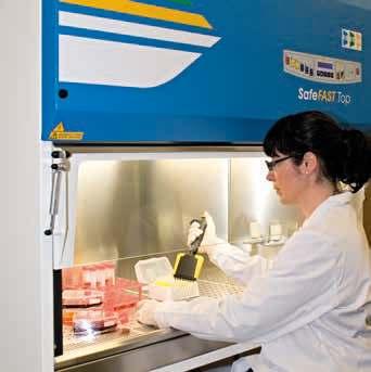 SafeFAST Top Class II Microbiological Safety Cabinets SAFETY CABINETS WITH AUTOMATIC REGULATION AND MICROPROCESSOR BASED MONITORING SYSTEMS SafeFAST Top Microbiological Safety Cabinets belong to the