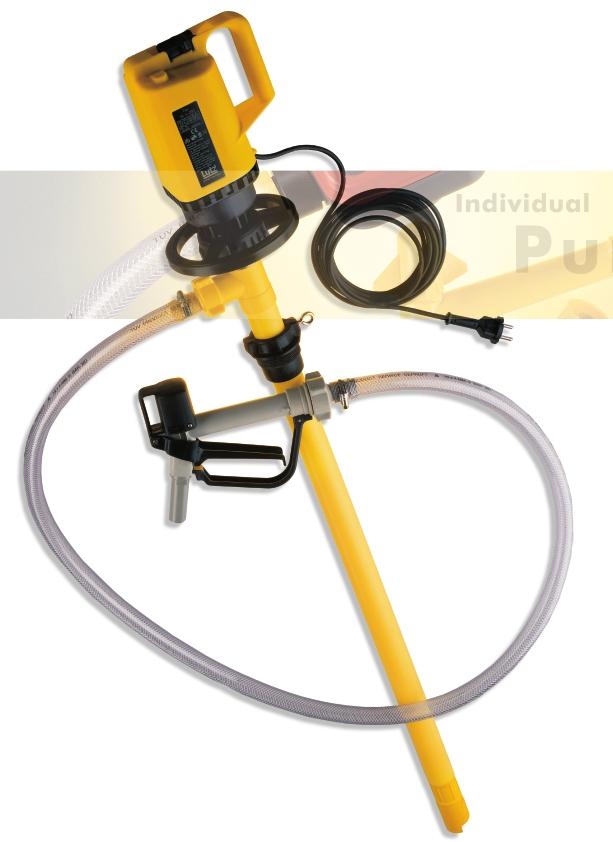 Lutz Pump Sets A quick solution for many applications 2 Already pre-assembled Example: Pump set consisting of: Motor Pump tube Hose Hose clips Nozzle Drum adapter Immediately ready for action.