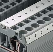 5 35 mm 2. A large number of multi-level spring-cage, fuse and disconnect terminal blocks are available with an extensive range of accessories.