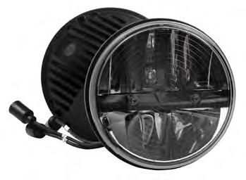 HEADLIGHTS Polycarbonate lens Die cast aluminum housing Steel bucket 16 gauge SXL wires, hard wired with connector 12.8v, 1.80a (low beam), 3.60 amps (high beam) 25.6v, 1.00a (low beam), 1.