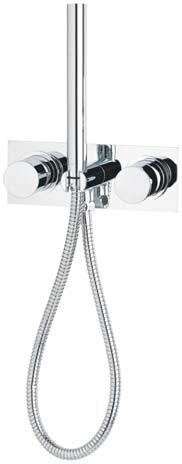 5 litres/min bath mixer system with hand shower hand