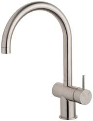 5 litres/min 316 stainless steel curved spout large 2262976 316 stainless steel basin mixer 2262974
