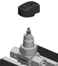 Place the new Directional or Round Handle onto the actuator. See Actuation Orientation for proper orientation. 2.