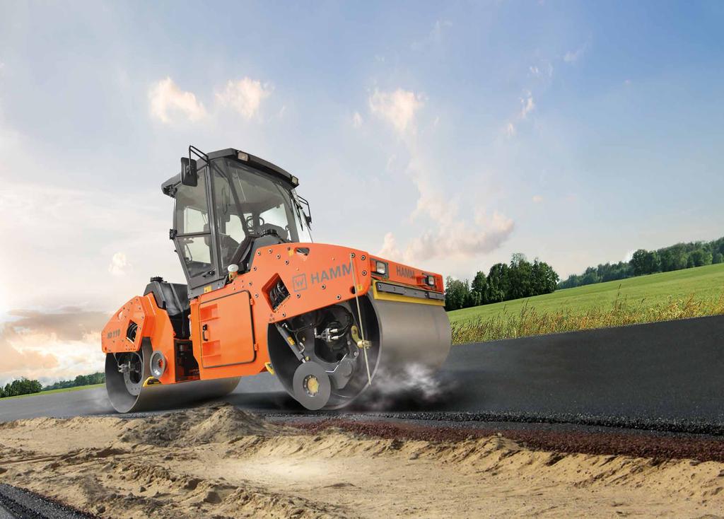 Options 15 Just the job on every site Many options for countless applications With four weight classes ranging from 7 to 11 t, the HD series tandem rollers cover a huge spectrum of asphalt compaction