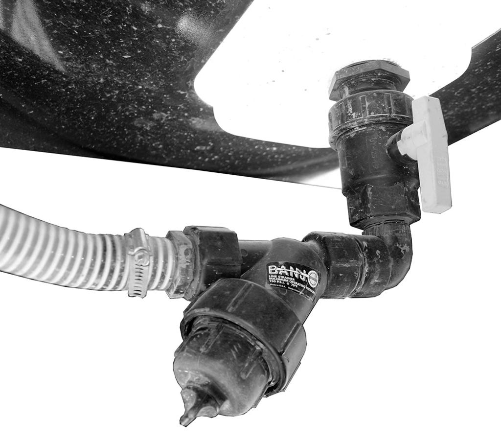 Tank Plumbing Spray Tank Plumbing 0-00- ¼ PVC Suction Hose UV-FP ¼ Single Union