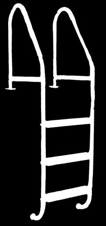 LAD4539-01 2-Tread Ladder with Cross Brace - 1.9 x.