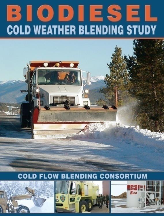 Cold-Weather Performance B20 has been used successfully in climates below -20ºF The last two years have been the highest volume of biodiesel being used on record: Tax incentives and RFS2 RIN values