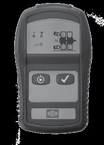 and maintenance tool to support the TPMS Used in conjunction with sensors to check pressure and temperature of tyre Displays and records