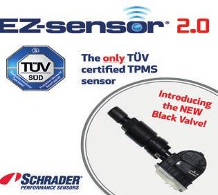 The sensor is available in 4 different mechanical packages including the clamp-in, fixed angle version with the black aluminium valve. EZ-sensor 2.