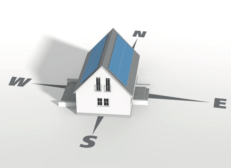 -6% -5% Scenario 2: Differently oriented roof FLEXIBILITY IS A MATTER OF DESIGN. SEE FOR YOURSELF!