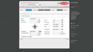 System Blindext design / 51 FRONIUS SOLAR.CONFIGURATOR / The Fronius Solar.configurator online tool supports the precise dimensioning of PV systems.