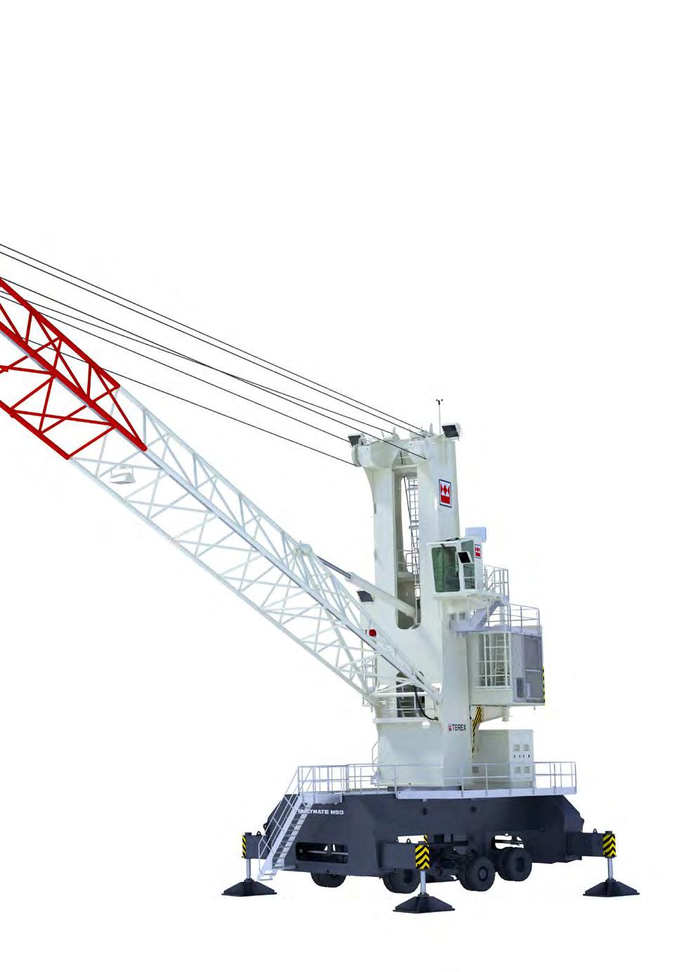 We have continuously developed our cranes over six decades, transforming them from a small universal crane to a large