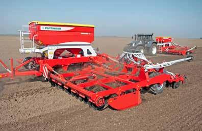 The disc harrow also works well on heavy soil even with large quantities of harvest trash.