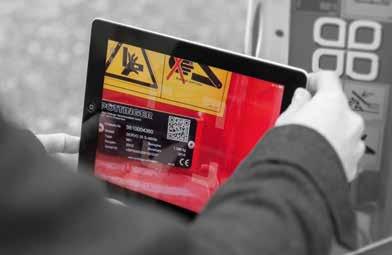 Your machine goes online. All the information on your machine easily anytime anywhere Simply scan the QR code on the data plate with your smartphone or tablet or enter your machine number at www.