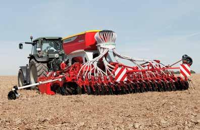 TERRASEM concept for success The PÖTTINGER TERRASEM mulch drill concept has been engineered in detail from the drawbar to the rear harrow tines.