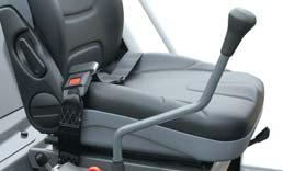 Features of HST Continuously adjustable speed can be achieved by operating the acceleration pedal - enabling