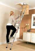 LOFT LADDERS Easiway BS EN 14975 The 3 section Easiway sliding loft ladder is easy to use and designed for occasional use in the