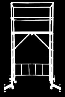 Telescopic Tower TRADE TELESCOPIC LADDERS The Telescopic Tower has an adjustable platform height.