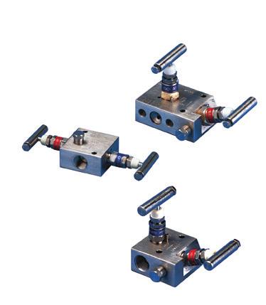 Versatile two-valve static pressure manifolds with a variety of inlet and outlet connections that enable isolation, calibration and venting in single unit FEATURES M25 M25A Remote mounting compact