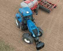 New Holland's hallmark manoeuvrability for improved productivity and efficiency.