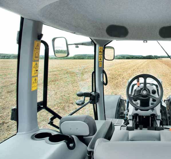 4 5 OPERATOR ENVIRONMENT AT 68dB(A), T8 CABS ARE THE QUIETEST IN THE BUSINESS AT 68dB(A) THE QUIETEST AND MOST SPACIOUS CAB IN ITS CLASS DESIGNED FOR COMFORT AND PRODUCTIVITY Settle