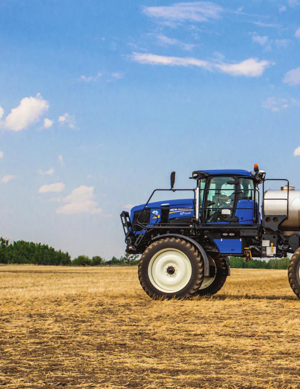 2 3 OVERVIEW PROTECT YOUR CROPS QUICKLY, EFFICIENTLY AND ON YOUR OWN SCHEDULE Guardian rear boom sprayers from New Holland put you in control, allowing you to spray whenever crop conditions warrant