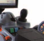 to the right of the IntelliView monitor, by using the CommandGrip multi-controller or by using the electronic