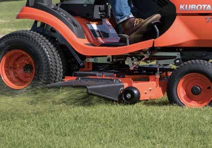 Everything you want in a premium lawn tractor and more Step up to the