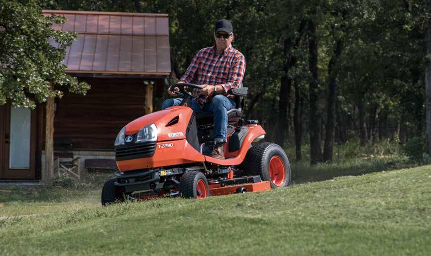 Ready when you are. Built Kubota-strong, the T-Series won t let you down.