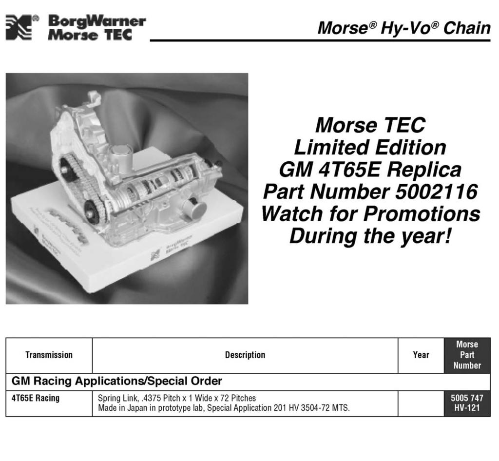 Morse Transfer Case Chains