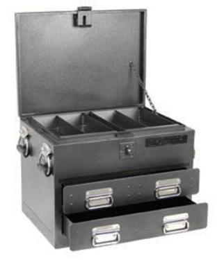2 Drawer #TB2D Truck toolbox with 2 drawers 4 lift-out trays with