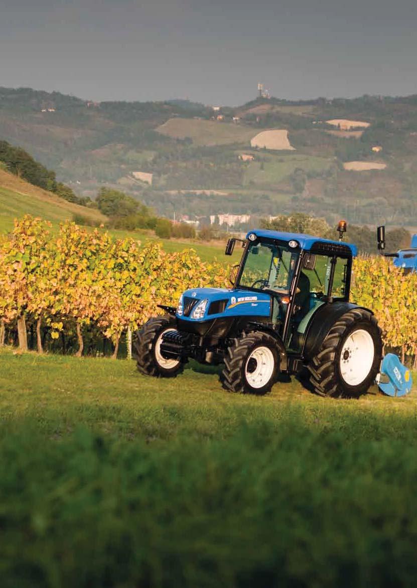 2 3 PUT YOUR TRUST IN NEW HOLLAND TRACTOR DNA New Holland is the established leader in the design of speciality tractors.