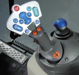 gi Operating comfort at its best Profi package Standard version Multi-function joystick, with buttons for the rear power lift, control valves, 3rd