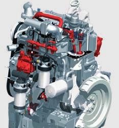 The latest technology in engine design has been implemented in the 3-l-AGCO-Sisu-Power-engines, which allows the 200 Vario to attain high performance values with economical fuel consumption.