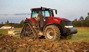 REDUCED SOIL DISTURBANCE WITH INCREASED TRACTION Magnum Rowtrac tractors are designed to strike the perfect balance, with tyre options that fit your row width and soil type and an oscillating