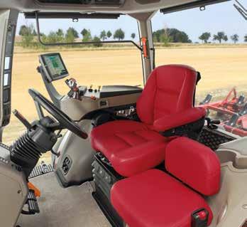 A WORKSTATION TAILORED TO THE OPERATOR Every element steering wheel, seat and Multicontroller armrest is easily adjustable so you can customize your workstation perfectly to give you the best and
