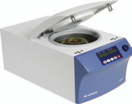 BOECO CENTRIFUGES M-240 / M-240R The M-240 and M-240R rank among the fastest centrifuges in their class with a maximum speed of 14,000 rpm and an RCF of 18,626.